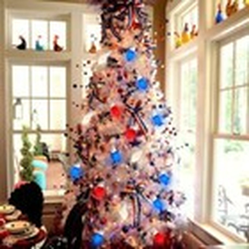 4Th of July Decor - 22.8Ft C7 Patriotic Red White and Blue Ceramic Incandescent
