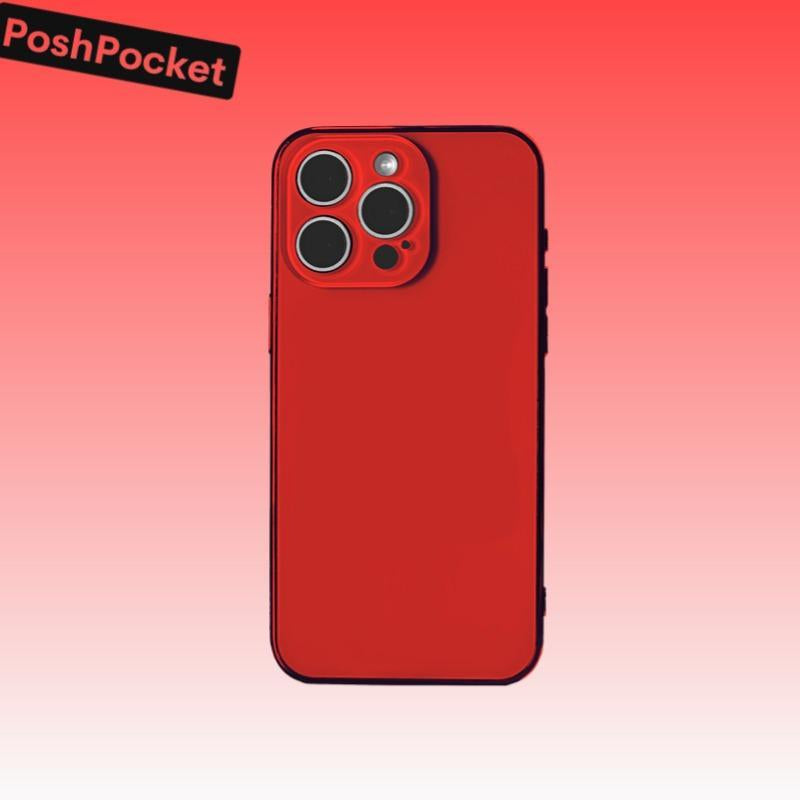 Summer Color Phone Case | Lens & Screen Protection｜Pink 3- Cameras Phone Case