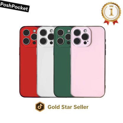 Summer Color Phone Case | Lens & Screen Protection｜Pink 3- Cameras Phone Case